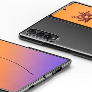 Plating Case etui Samsung Galaxy Z Fold 4 pokrowiec z metaliczną ramką niebieskie - Etui i futerały do telefonów - miniaturka - grafika 8