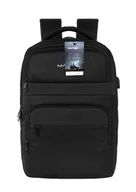 Torby na laptopy - Plecak Na Laptopa Magix Tourer 15,6" Z Kieszenią Wewnętrzną Czarny - miniaturka - grafika 1