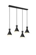 Lampy sufitowe - RL Enzo lampa wisząca 4-punktowa czarna R30784032 R30784032 - miniaturka - grafika 1
