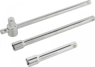 Klucze i nasadki - Geko POKRĘTŁO Z PRZEDŁUŻKAMI 1/2" 3EL. 20 G13510 GEKO - miniaturka - grafika 1