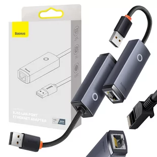 Baseus Adapter USB RJ-45 Lite Series WKQX000013 - Adaptery i przejściówki - miniaturka - grafika 1