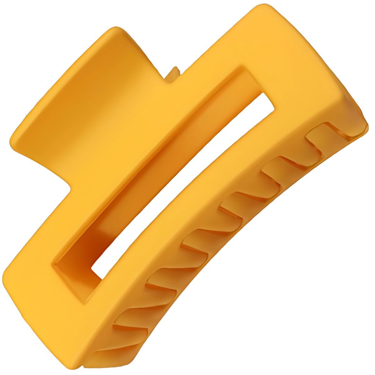 Klamra do Włosów Żółta Duża Spinka Francuska Matowa Lekka i Wytrzymała