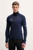 Bluzy męskie - Mammut bluza sportowa Aenergy Light męska kolor granatowy wzorzysta 1014-05521 - miniaturka - grafika 1