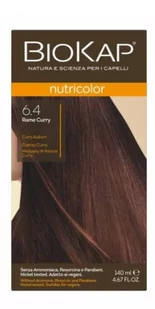 Biokap Nutricolor farba koloryzująca 6.4 miedziany w kolorze curry 140ml - Farby do włosów i szampony koloryzujące - miniaturka - grafika 1