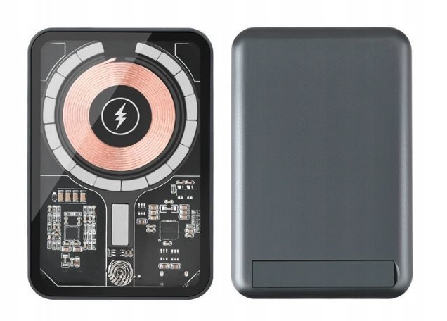 POWERBANK MAGSAFE 10000 mAh ŁADOWARKA QI NAKED GOŁY BEZPRZEWODOWE ŁADOWANIE