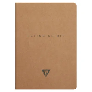 Zeszyt Clairefontaine Flying Spirit A5, linie, brązowy - Zeszyty szkolne - miniaturka - grafika 1