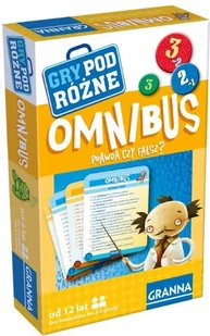 Granna gra edukacyjna Omnibus: Prawda czy Fałsz$144 (wersja podróżna) - Gry planszowe - miniaturka - grafika 2