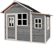 Place zabaw - Exit Domek drewniany dla dzieci Loft 150 - szary - miniaturka - grafika 1
