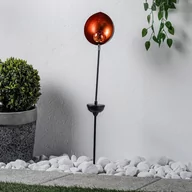 Lampy ogrodowe - Lindby Gerwin lampa solarna LED, grot, srebrna - miniaturka - grafika 1