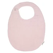 Śliniaki i fartuszki - Różowy muślinowy śliniak Kindsgut Oslo - miniaturka - grafika 1