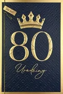 Kartki okolicznościowe i zaproszenia - Karnet B6 Urodziny 80 - Pan Dragon - miniaturka - grafika 1