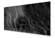 Dekoracje domu - Panel kuchenny HOMEPRINT Czarna abstrakcja 100x50 cm - miniaturka - grafika 1