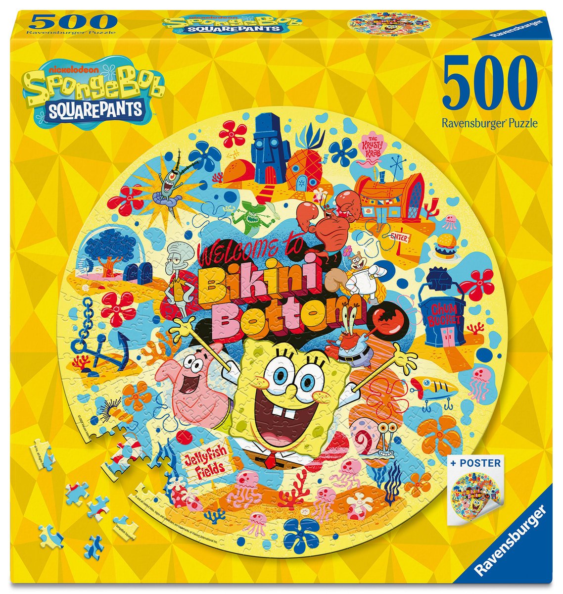 Puzzle 2D: Spongebob 500 el.