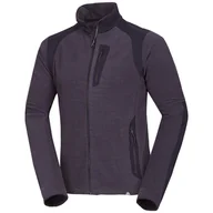 Bluzy sportowe męskie - Męski sweter Northfinder Szymon Rozmiar: M / Kolor: czarny - miniaturka - grafika 1