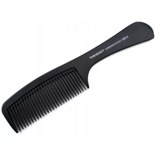 Toni&Guy Grzebień Fryzjerski Do Włosów Duży Karbon T&G 6819 - Grzebienie fryzjerskie - miniaturka - grafika 1