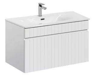 Szafka ICONIC WHITE 82-80-D-1S z umywalką Sky - Szafki łazienkowe - miniaturka - grafika 1