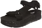 Sandały damskie - Camper Oruga Up, Sandały damskie, czarny, 39 EU - miniaturka - grafika 1