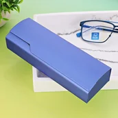 Akcesoria do okularów - Etui okularowe na magnes STHC-15A niebieskie - miniaturka - grafika 1