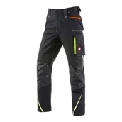 Odzież robocza - SPODNIE MĘSKIE ENGELBERT STRAUSS TROUSERS E.S. MOTION; black/high-vis yellow/high-vis orange - miniaturka - grafika 1