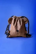 Plecaki worki - Mały brązowy misio workoplecak dla malucha - miniaturka - grafika 1