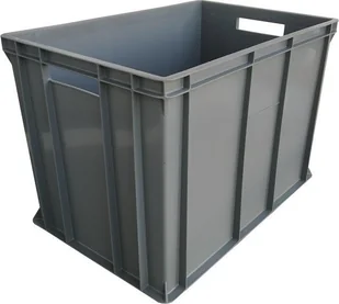 Artech Pojemnik transportowy EURO 410 regranulat wym. 600 x 400 x 410 mm szary - Pojemniki przemysłowe - miniaturka - grafika 1