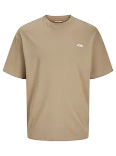 Jack & Jones Koszulka w kolorze beżowym - Koszulki męskie - miniaturka - grafika 1