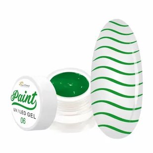 Paint Gel Kolor - Green 06 - Ozdoby do paznokci - miniaturka - grafika 1