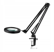 Wyposażenie studia tatuażu - Lampa LED z lupą Glow 308 mocowana do blatu - miniaturka - grafika 1