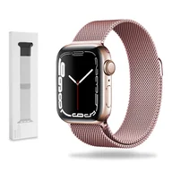 Akcesoria do smartwatchy - Metalowa Bransoletka Opaska Apple Watch ( 38 / 40 / 41 MM ) różowa - miniaturka - grafika 1