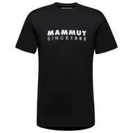 Koszulki sportowe męskie - Koszulka męska Mammut Trovat T-Shirt Men Logo Rozmiar: XXL / Kolor: czarny - miniaturka - grafika 1