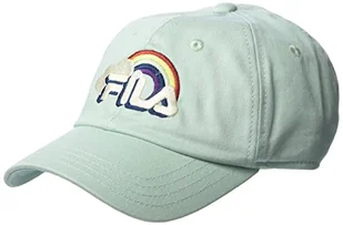 FILA Unisex dziecięca czapka bejsbolowa BUTUAN Rainbow Kid Dad, Silt Green, OneSize, Silt Green, jeden rozmiar - Czapki damskie - miniaturka - grafika 1