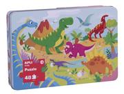 Puzzle - Apli Kids Puzzle XL Kids - Dinozaury 3+ - miniaturka - grafika 1