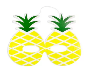 GoDan Maska &quot;Słodki Ananas&quot; papierowa 6 szt PF-MPSA - Dodatki do strojów karnawałowych - miniaturka - grafika 1
