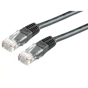 Patchcord UTP kat.6 0.25m (czarny) - Patchcordy - miniaturka - grafika 1