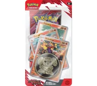 Gadżety dla graczy - Pokemon Company International Pokémon TCG: Scarlet & Violet - Destined Rivals - Premium Checklane Blister - Skeledirge - miniaturka - grafika 1