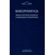 Pamiętniki, dzienniki, listy - Marek Derewiecki Korespondencja Romana Witolda Ingardena z Kazimierzem Twardowskim - Radosław Kuliniak, Dorota Leszczyna, Pandura Mariusz - miniaturka - grafika 1