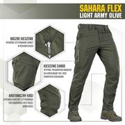 Odzież taktyczna i umundurowanie - M-Tac - Spodnie trekkingowe Sahara Flex Lite - Army Olive - 20064062 - miniaturka - grafika 1