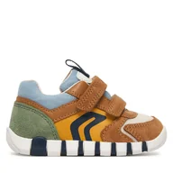 Buty dla chłopców - Sneakersy Geox B Iupidoo Boy B3555D 02214 C5G2Q Brązowy - miniaturka - grafika 1