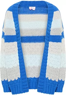 Swetry damskie - IZIA Kardigan damski 19025288, niebieski, XL-XXL - grafika 1