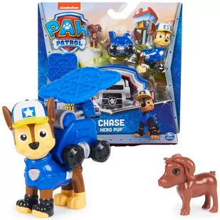 Psi Patrol Big Truck Pups figurka Hero Pup Chase + akcesoria - Figurki dla dzieci - miniaturka - grafika 1