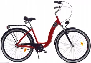 Dallas Bike City Alu 3spd 28 cali Czerwony - Rowery - miniaturka - grafika 1