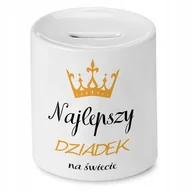 Skarbonki - SKARBONKA DZIEŃ DZIADKA NAJLEPSZY NA ŚWIECIE z Nadrukiem ze Zdjęciem - miniaturka - grafika 1