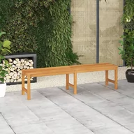 Ławki ogrodowe - Ławka ogrodowa, 180 cm, lite drewno tekowe - miniaturka - grafika 1