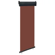 Markizy - vidaXL Markiza boczna na balkon, 60 x 250 cm, brązowa vidaXL - miniaturka - grafika 1