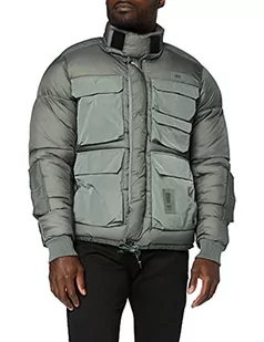 G-STAR RAW Męska kurtka puchowa, Zielony (orphus C643-722), XS - Kurtki męskie - miniaturka - grafika 1