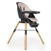 Krzesełka do karmienia - Muuvo Choc 2 obrotowe krzesełko do karmienia / Beige - miniaturka - grafika 1