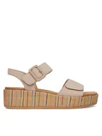 Sandały damskie - Remonte Sandały D1N54-60 Beżowy - miniaturka - grafika 1