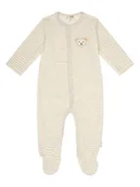 Śpiochy dla niemowląt - Steiff Śpioszki w kolorze beżowo-kremowym - miniaturka - grafika 1