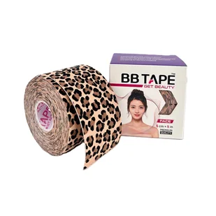 BB Tape Kinesiology Tape for Face Leopard Taśma kinezjologiczna - Pozostałe akcesoria kosmetyczne - miniaturka - grafika 1