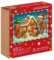 Puzzle - Puzzle drewniane Świąteczni Przyjaciele 50 elementów - miniaturka - grafika 1